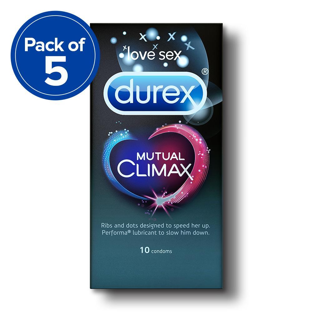 Durex Mutual Climax Condoms - 10s  (Pack of 5)