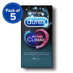 Durex Mutual Climax Condoms - 10s  (Pack of 5)