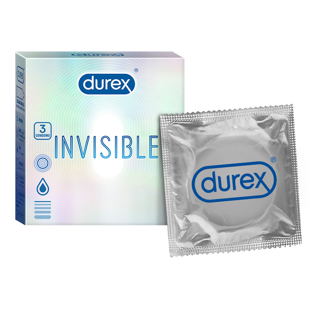 Durex Invisible Super Ultra Thin Condoms- 10 Count