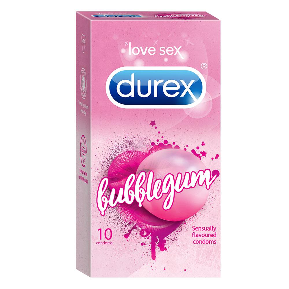 Durex Bubblegum flavoured condoms 10s