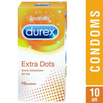 Durex Condoms, Extra Dots- 10 Units