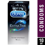 Durex Condoms, Extra Time- 10 Units 2 Hour Delivery