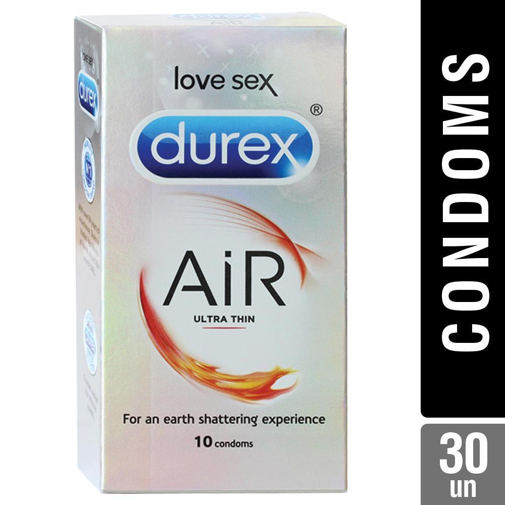 Durex Condoms, Air- 10 Units (Pack of 3)
