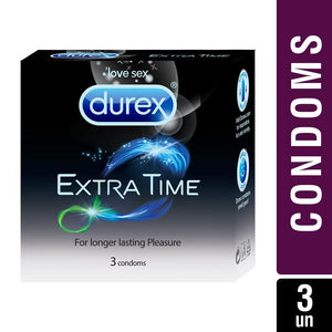Durex Condoms, Extra Time- 3 Units