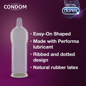 Durex Mutual Climax Condoms - 10s with Tingle Lubricant Gel - 50ml