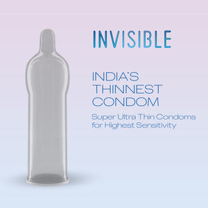 Durex Pleasure Pack (Invisible Condom - 10 units with Play Vibrations Ring