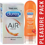 Pleasure Pack (Durex Stimulating 200ml, Air 10 Units)