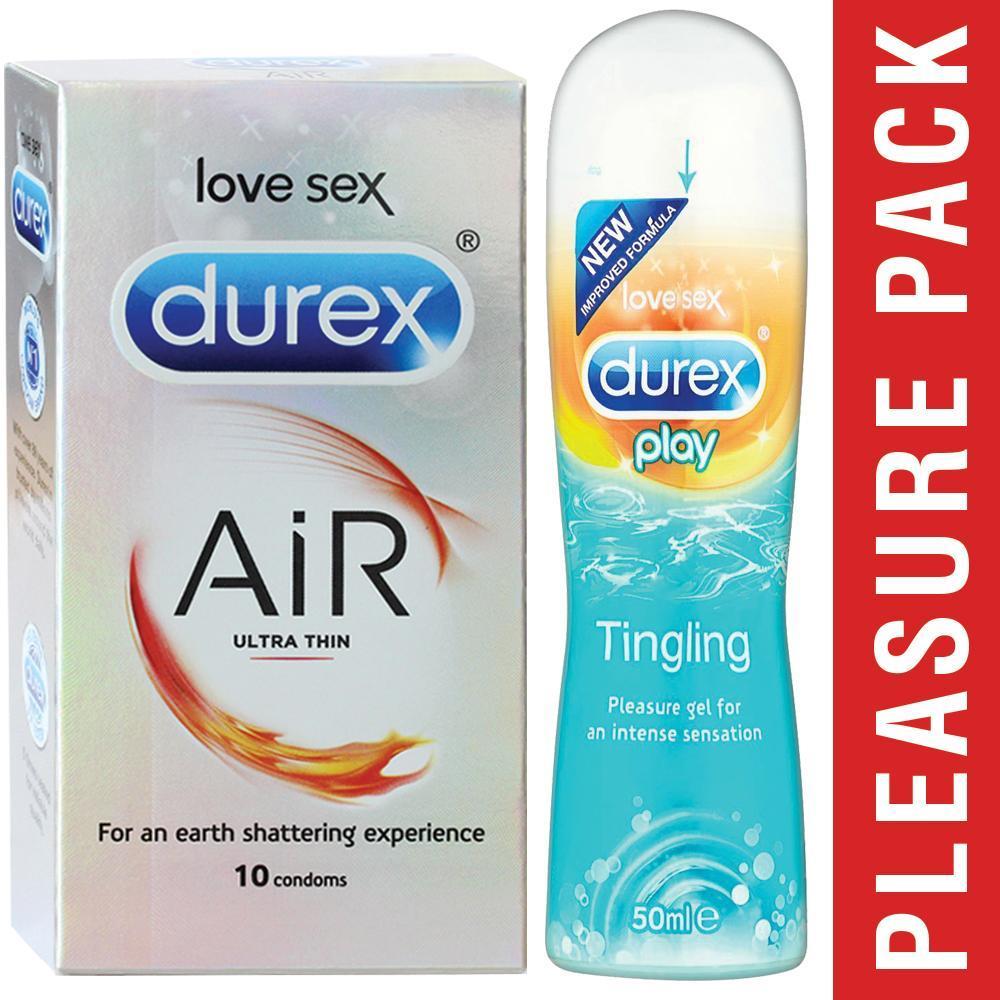 Pleasure Packs (Durex Tingling 50ml, Air 10 Units)