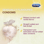 Durex Vanilla Popsicle  flavoured condoms 10s