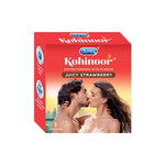 Kohinoor Condoms, Juicy Strawberry- 3 Units