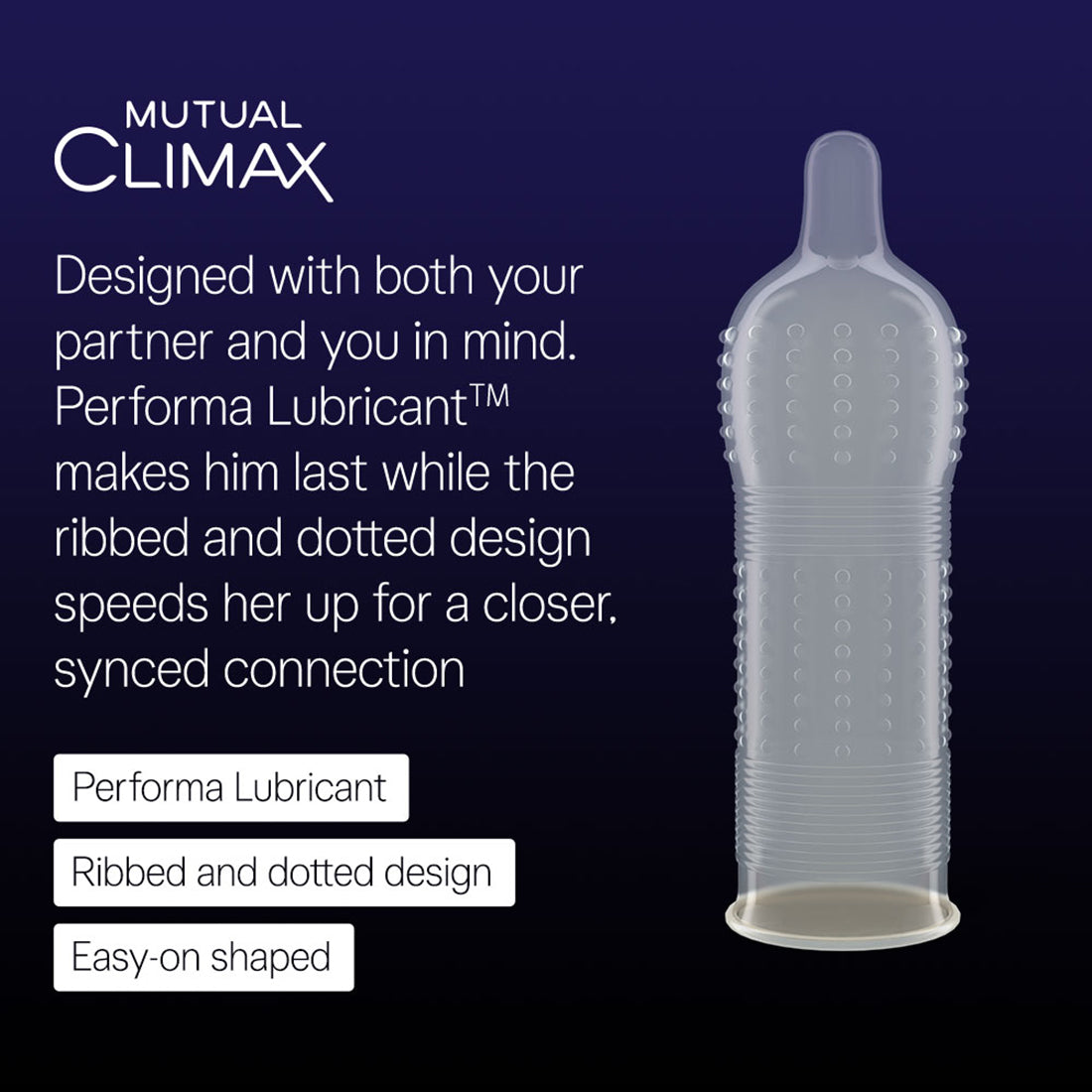 Durex Combo (Invisible Condom - 10 units with Mutual Climax - 10 units)