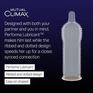 Durex Combo (Invisible Condom - 10 units with Mutual Climax - 10 units)