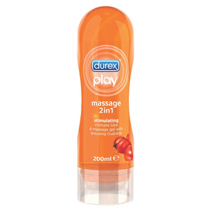 Durex Play Massage 2in1 Lubricant Gel, Stimulating- 200ml