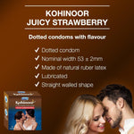 Kohinoor Condoms, Silky Chocolate- 3 Units