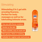 Durex Invisible Condom - 10 units with 2-in-1 Stimulating Massage lube - 200ml