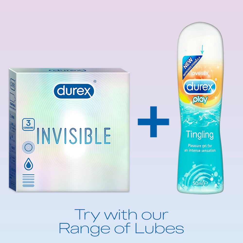 Durex Invisible Super Ultra Thin Condoms- 10 Count