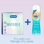 Durex Invisible Super Ultra Thin Condoms- 10 Count