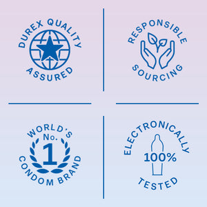 Durex Combo (Invisible Condom - 10 units with Mutual Climax - 10 units)