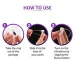 Durex Pleasure Pack (Invisible Condom - 10 units with Play Vibrations Ring