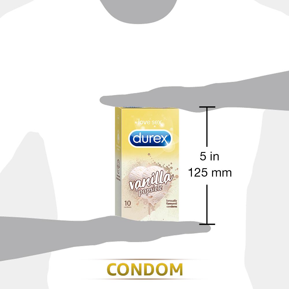 Durex Vanilla Popsicle  flavoured condoms 10s