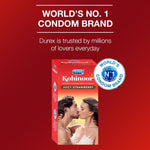 Kohinoor Condoms, Juicy Strawberry- 10 Units