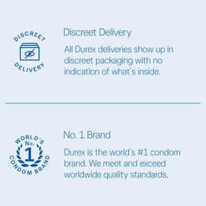 Durex Combo (Invisible Condom - 10 units with Mutual Climax - 10 units)