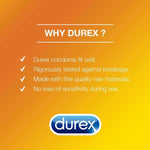 Durex Condoms, Extra Ribbed- 10 Units