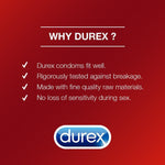 Durex Condoms, Extra Thin- 10 Units