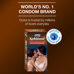 Kohinoor Condoms, Silky Chocolate- 10 Units