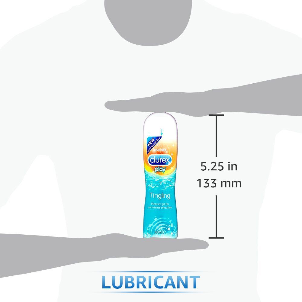 Durex Mutual Climax Condoms - 10s with Tingle Lubricant Gel - 50ml