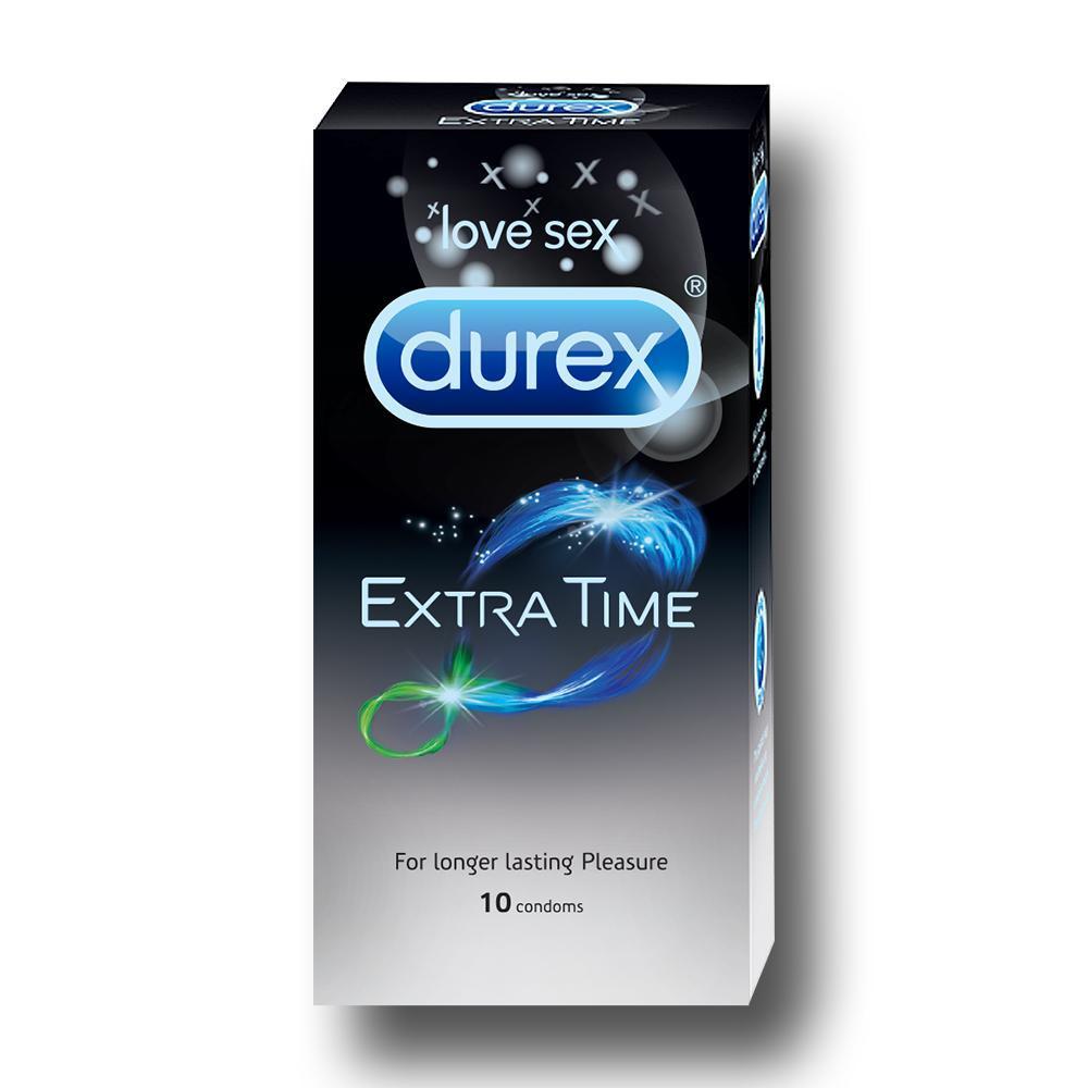 Durex Condoms, Extra Time- 10 Units 2 Hour Delivery