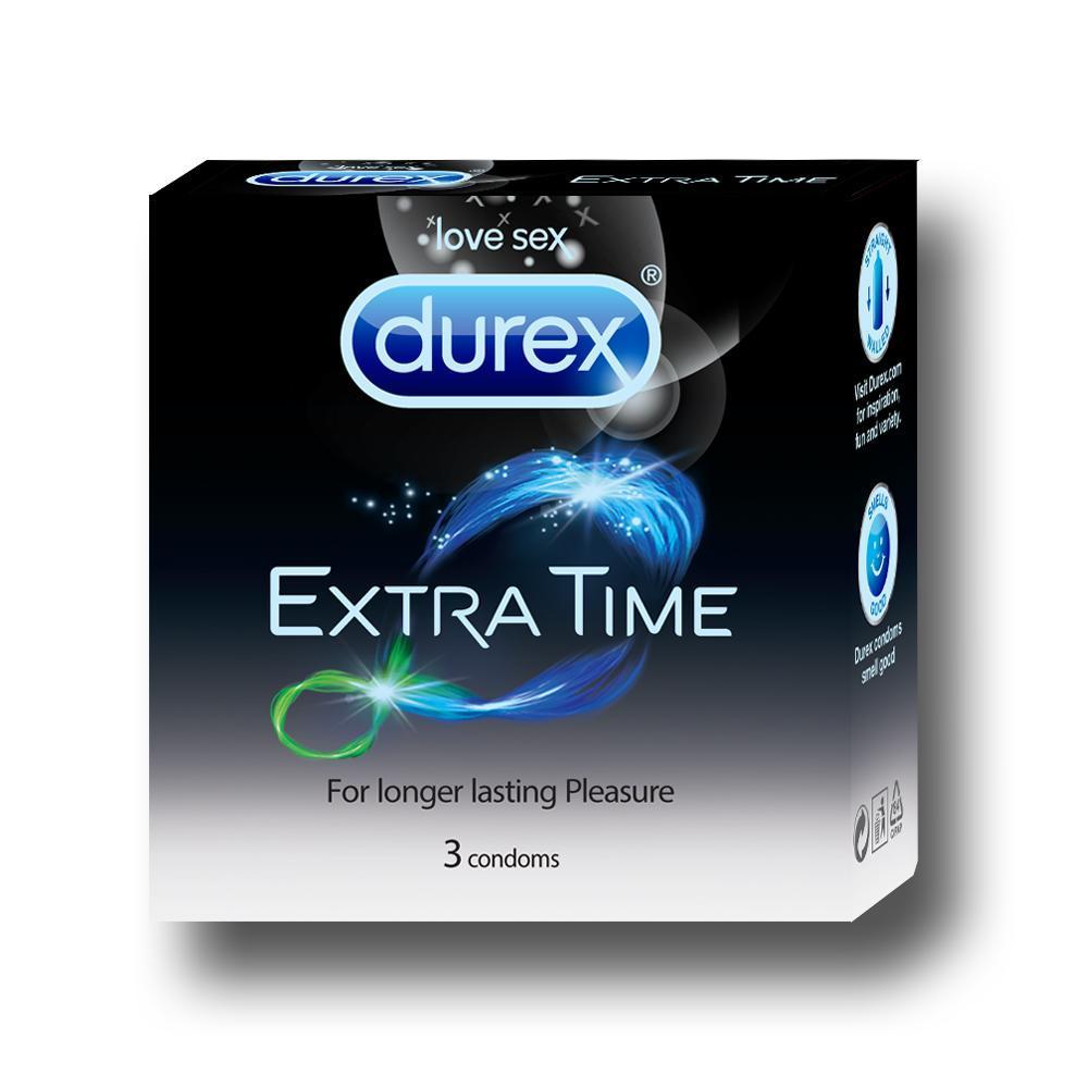 Durex Condoms, Extra Time- 3 Units