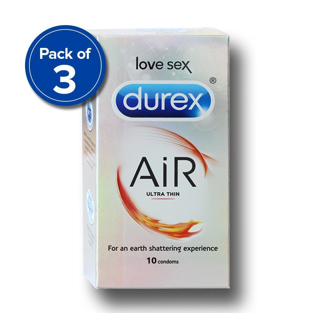 Durex Condoms, Air- 10 Units (Pack of 3)