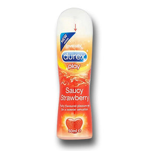 Durex Play Lubricant Gel, Saucy Strawberry- 50ml