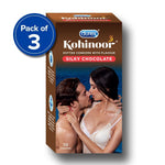 Kohinoor Condoms, Silky Chocolate - 10 Units (Pack of 3)
