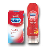 Pleasure Pack (Durex Sensual 200ml, Extra Thin 10 Units)