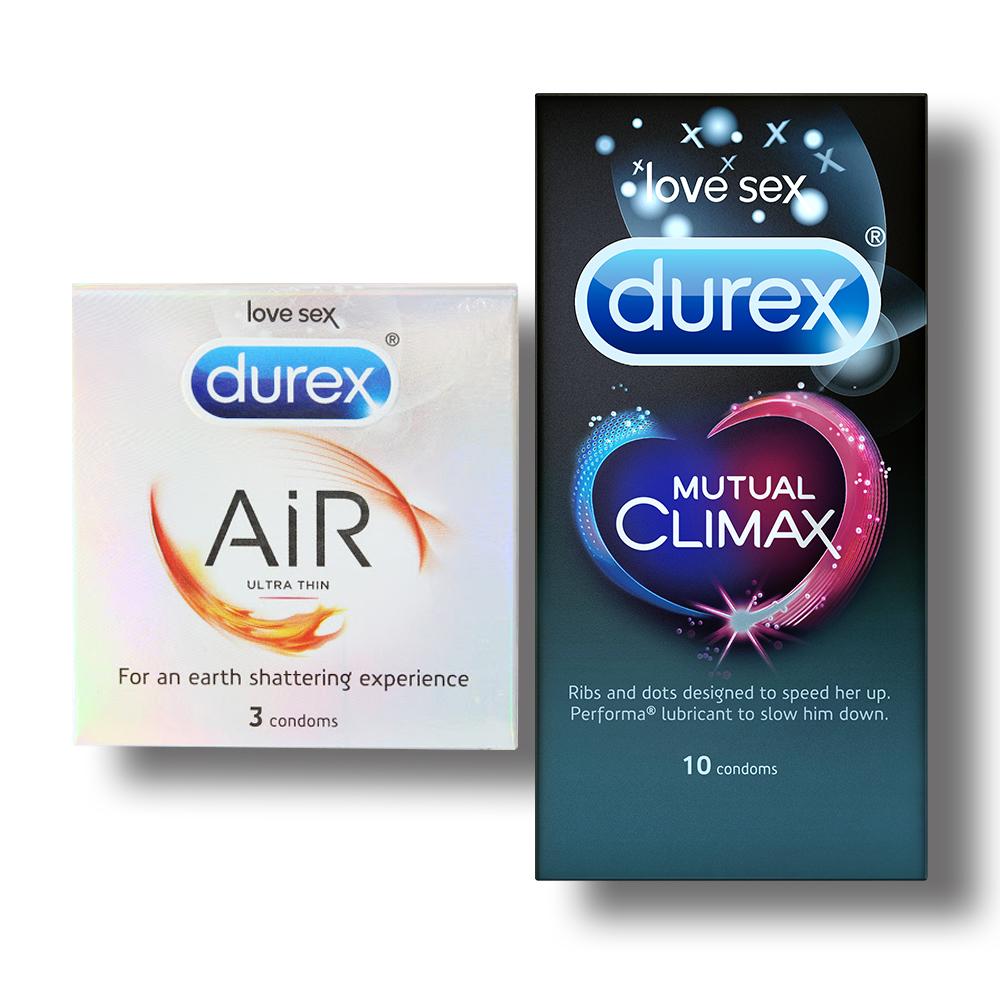 Durex Condoms, Air- 3 Units with Mutual Climax 10s