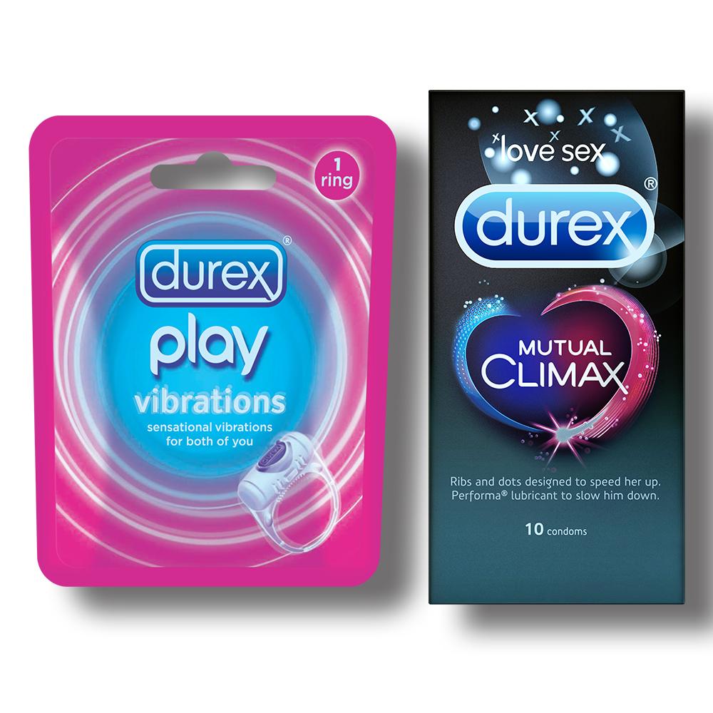 Durex Play Vibrations Ring with Mutual Climax 10s