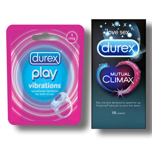 Durex Play Vibrations Ring with Mutual Climax 10s