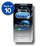 Durex Condoms, Extra Time- 10s (Pack of 10)
