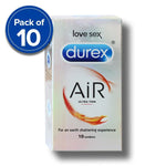 Durex Condoms, Air- 10s (Pack of 10)