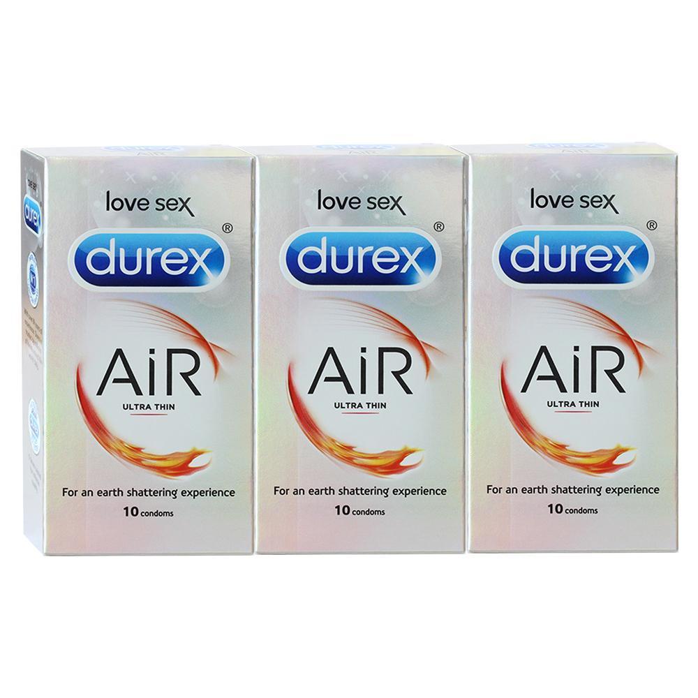 Durex Condoms, Air- 10 Units (Pack of 3)